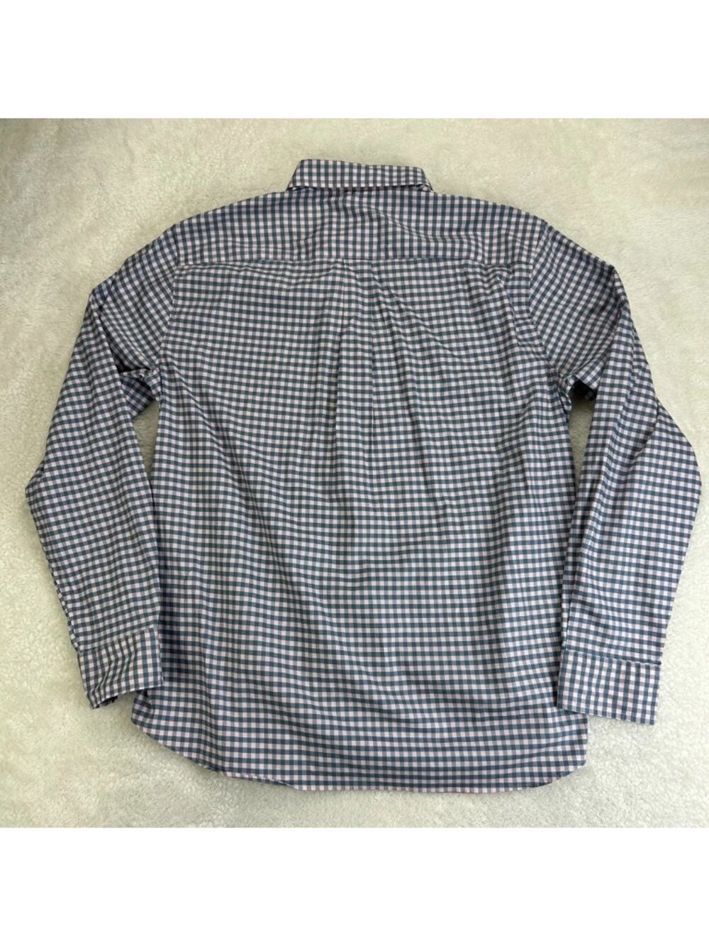 Vineyard Vines Button Down Shirt Mens‎ M Pink Blue Gingham On The Go Performance - Picture 6 of 12